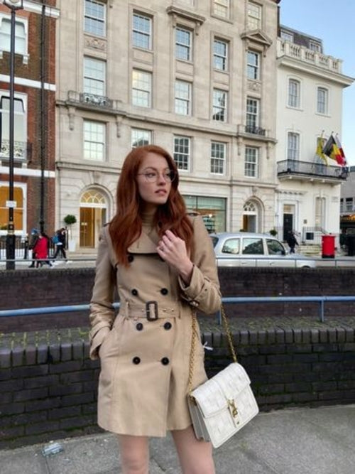 Daisy White Vegan Shoulder & Crossbody Bag AO