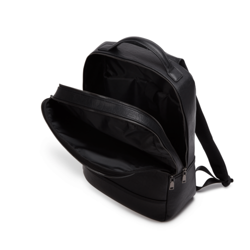 Black - Acacia Unisex Vegan Laptop Backpack AO
