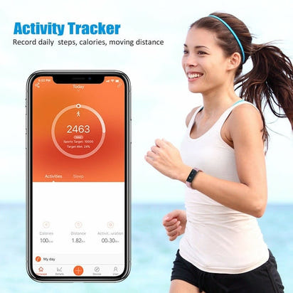 SmartFit Slim Activity Tracker And Monitor Smart Watch With FREE Extra AO