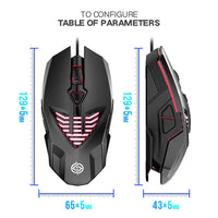 Office Gaming Computer Usb Wired Mouse AO
