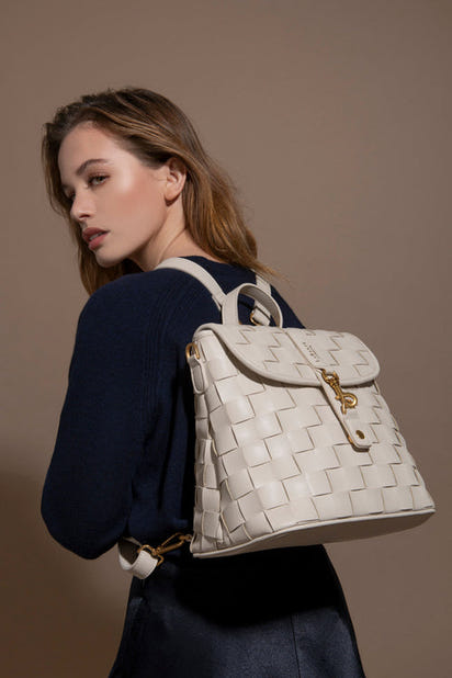 Rosie White Mini Backpack AO