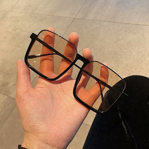 Big Square Sunglasses Women 2021 Vintage Shades for Glasses Luxury AO