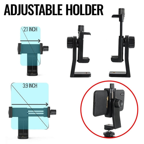Smartphone Tripod Holder Camera Phone Mount Adapter Filming Video AO