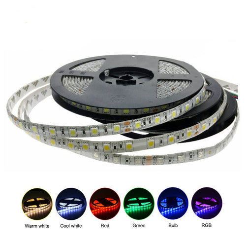 LED Light Strips Highlight 60 Light Beads Epoxy Waterproof Soft Strips AO