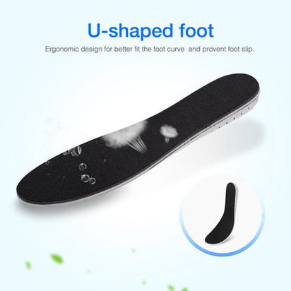 Men Women Invisible Height Increase Insoles Heel Lift Taller Shoe AO