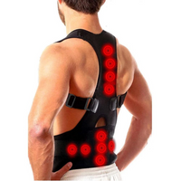 Posture Corrector Support Magnetic Back Shoulder Brace Belt Band For AO