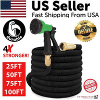 4X Stronger Deluxe Expandable Flexible Garden Hose Water Hose 25, 50, AO