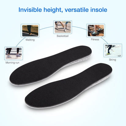 Men Women Invisible Height Increase Insoles Heel Lift Taller Shoe AO
