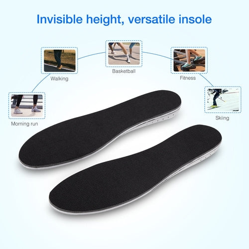 Men Women Invisible Height Increase Insoles Heel Lift Taller Shoe AO