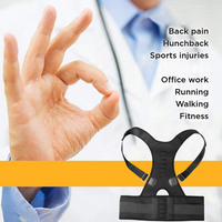 Posture Corrector Support Magnetic Back Shoulder Brace Belt Band For AO