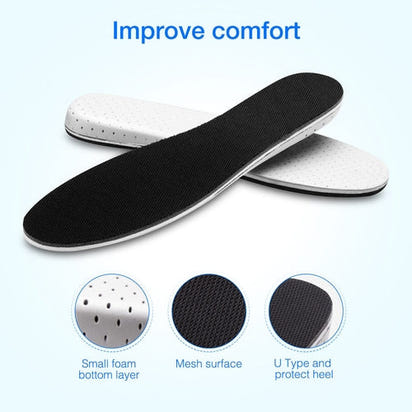 Men Women Invisible Height Increase Insoles Heel Lift Taller Shoe AO