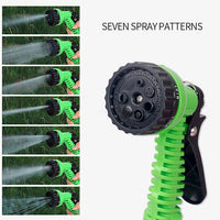 Expanding Expandable Flexible Garden Water Hose w Spray Nozzle 25, 50, AO