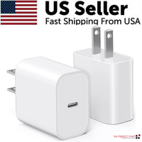 2024 20W USB-C Fast Charger PD Adapter Cable For iPhone 14/13/12/11 XR AO