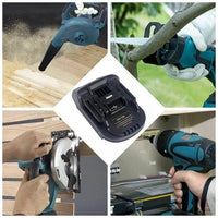 USB Battery Adapter Converter For 20V DEWALT Milwaukee M18 Convert To AO