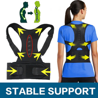 Posture Corrector Support Magnetic Back Shoulder Brace Belt Band For AO