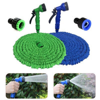 Expanding Expandable Flexible Garden Water Hose w Spray Nozzle 25, 50, AO