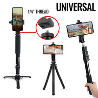 Smartphone Tripod Holder Camera Phone Mount Adapter Filming Video AO