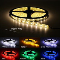 LED Light Strips Highlight 60 Light Beads Epoxy Waterproof Soft Strips AO