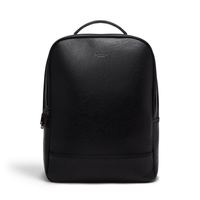 Black - Acacia Unisex Vegan Laptop Backpack AO