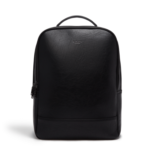 Black - Acacia Unisex Vegan Laptop Backpack AO