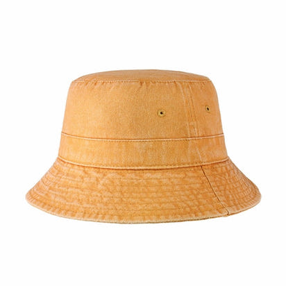 Classic Washed Cotton Bucket Hat AO