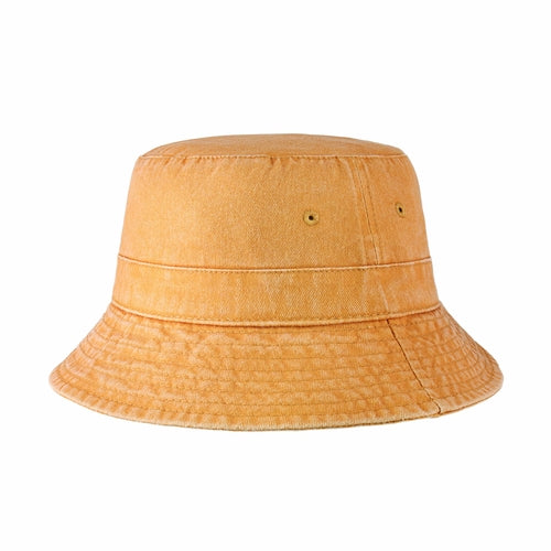 Classic Washed Cotton Bucket Hat AO