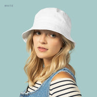 Classic Washed Cotton Bucket Hat AO