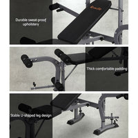 Everfit Weight Bench 8 in 1 Bench Press Adjustable Home Gym Station AO