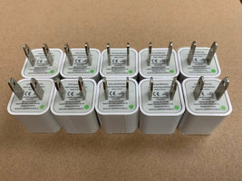 5V 1A USB Wall Charger/ Charging Block 10/20-Pack Home Port Plug Cube AO
