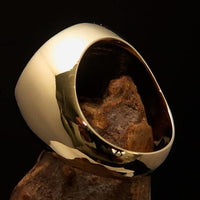 Perfectly crafted Men's Masonic Skull Ring Red - Solid Brass AO