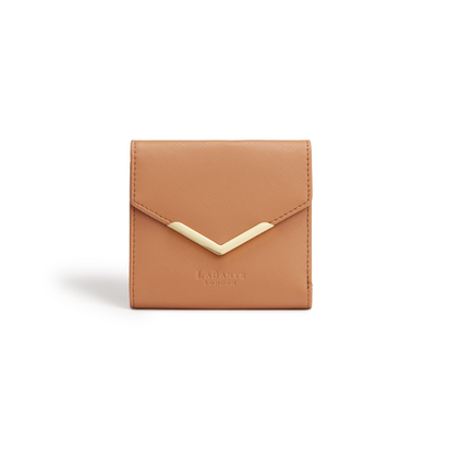 Diana Brown Small Vegan Bifold Purse AO