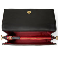 Daisy Black Vegan Shoulder & Crossbody Bag AO