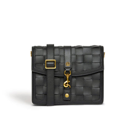 Daisy Black Vegan Shoulder & Crossbody Bag AO