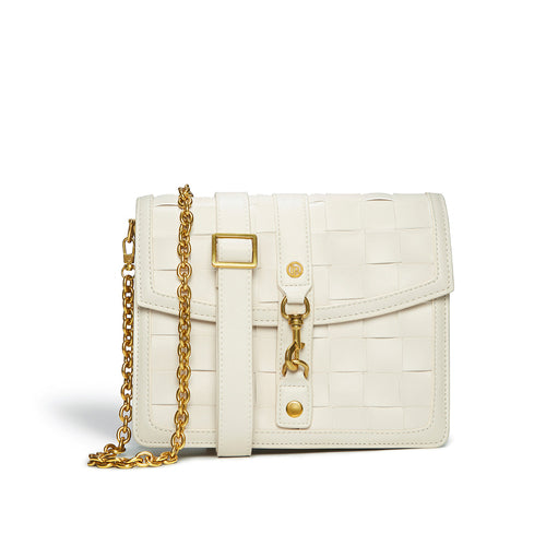 Daisy White Vegan Shoulder & Crossbody Bag AO