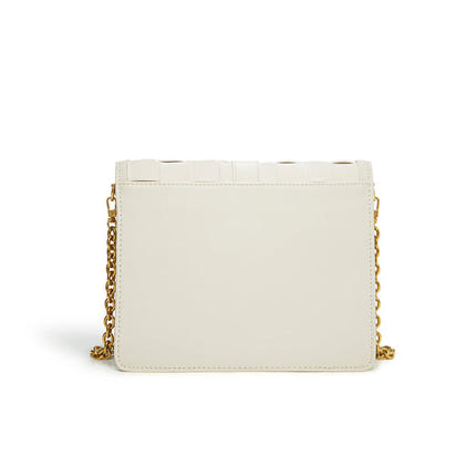 Daisy White Vegan Shoulder & Crossbody Bag AO