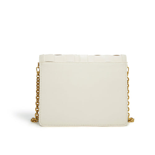 Daisy White Vegan Shoulder & Crossbody Bag AO