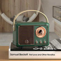 Bluetooth Compact Retro Speakers with Radio AO