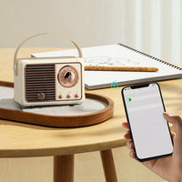 Bluetooth Compact Retro Speakers with Radio AO