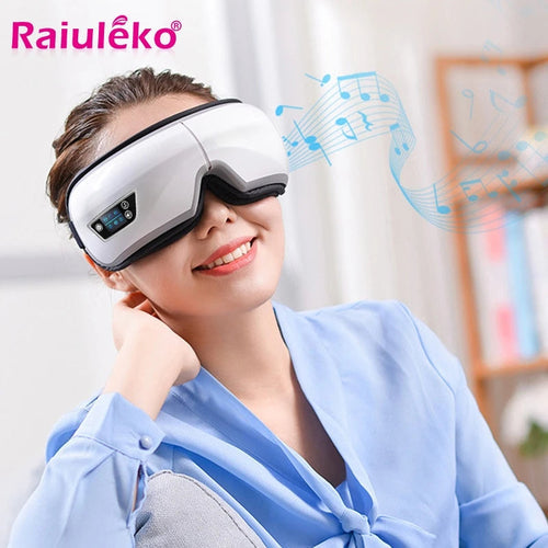6D Smart Eye Massager Vibration Airbag Compress Eye Care Instrument AO
