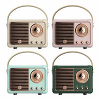 Bluetooth Compact Retro Speakers with Radio AO