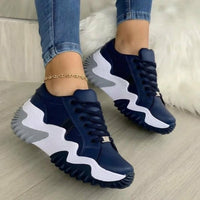 Summer Women's Sneakers Thick Bottom Canvas Casual Shoes AO
