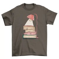 Lamp Books T-shirt Design AO