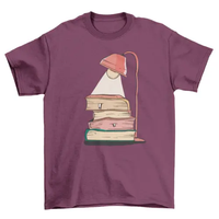 Lamp Books T-shirt Design AO