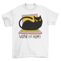 Home office cat t-shirt AO