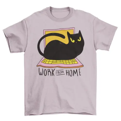 Home office cat t-shirt AO