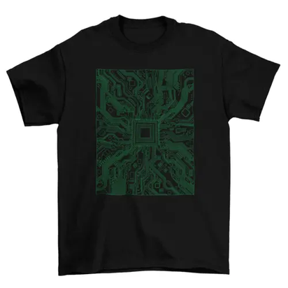 Computer circuit board t-shirt AO