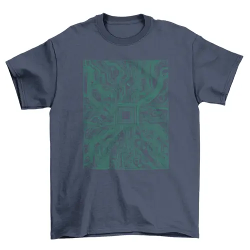 Computer circuit board t-shirt AO