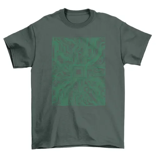 Computer circuit board t-shirt AO
