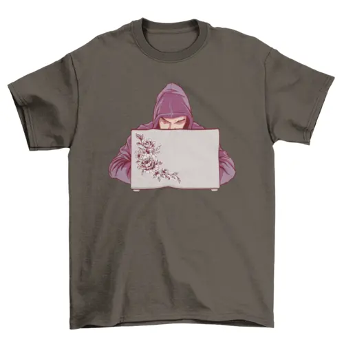 Hacker man t-shirt AO