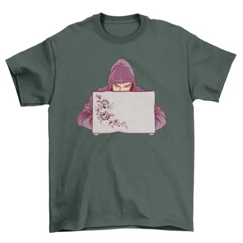 Hacker man t-shirt AO